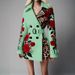 Women’s Clothing New Fashion Temperament Printed Lapel Woolen Coat For Women_ecoleips.com