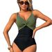 Sexy One-Piece Swimsuit 2026 New Style Women's Tight Fit Sports Bikini Swimsuit Quick Dry High Elasticity Long Lasting_ecoleips.com