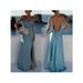 Elegant Solid Color Spliced Tie-Waist Long Maxi Dress With Adjustable Straps - Flattering A-Line Silhouette For Women_ecoleips.com