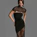 Spring New Women's Sleeveless Strapless Long Dress Lace Trimmed Slim Fit Elegant Bodycon Skirt_ecoleips.com