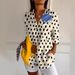New Women's Floral Print Long Shirt Summer Trendy 3D Short Sleeve Fashion European American Style Top_ecoleips.com