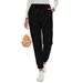 Women's Clothing Drawstring Plus Velvet Sports Pants Outer Wear Warm Drawstring Plus Velvet Thickened Sports Pants_ecoleips.com
