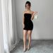 Women's Clothing Pearl Velvet Skirt Party Adult Ceremony Evening Dress Female High End Dress_ecoleips.com