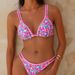 Women's Clothing Sexy Bikini Swimsuit Double Shoulder Straps Printed Low Waisted Two Piece Summer Beachwear_ecoleips.com