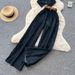 Retro European American Denim Two Piece Set Sleeveless Vest High Waisted Pants Slimming Fit Women's Clothing_ecoleips.com