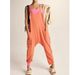 Summer Women's Jumpsuit – Sleeveless Overalls With Pockets Casual Boho Romper Pants In 16 Colors Loose Fit For Streetwear & Travel_ecoleips.com