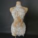 Women's Clothing Street Style Skin Color Perspective Sexy Evening Party Ladies Small Dress_ecoleips.com