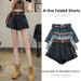 High Waisted Pear Shaped Figure Denim Shorts for Women plus Size Loose A-Line Wide Leg Pants Chubby Summer Thighs_ecoleips.com