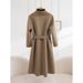 Long Double-sided Nylon Wool Coat Women's Coat New Knee Slim Fashion Woolen Coat Women_ecoleips.com