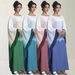Modest Abaya Dress Elegant Middle Eastern Abaya Dress With Fringe & Gradient Design - Loose Fit Long Robe For Women, Batwing Sleeves, Flowy Maxi Dress_ecoleips.com