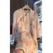 New Chinese-style Women's Clothing, National-style Pink Floral Modified Cheongsam, High-end Dress For Women, 2025 Summer_ecoleips.com