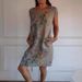 Women's Clothing Round Neck Loose Short Sleeve Printed Pocket Dress_ecoleips.com