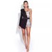 Women's Clothing Sexy Tube Top One Shoulder Chest Cup Sequin Shorts Skirt Red Carpet Ceremony Host Party Small Dress_ecoleips.com