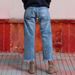 2025 Cross-Border Hot-Selling European And American New Women's Ripped Straight Non-Stretch Versatile Jeans_ecoleips.com