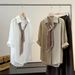 Silk Scarf Shirt for Women Old Fashioned Style Korean Loose Thin Slim Top with Five Quarter Sleeves Summer 2026 New Arrival_ecoleips.com