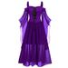 's New European And American Cross-border Halloween Strap Dress, Lace-up Dress For Women_ecoleips.com