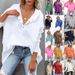 Women's V Neck Hooded Sweatshirt Multi Color Bat Sleeve Loose Threaded Splicing Top Style Autumn Winter New_ecoleips.com