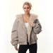 Seat Mountain Carving Fleece Jacket Autumn And Winter Tooling Jacket Cotton Clothes_ecoleips.com