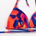 Women's Clothing Sexy Printed Multicolor Strap Bikini Swimsuit_ecoleips.com