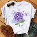 European And American Cross-border Foreign Trade Wholesale Women's Floral Round-neck Plus-size Short-sleeve T-shirt Tops_ecoleips.com