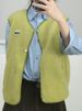 Aria Basics Sleeveless Furry Short Top 2024 European And American Cross-Border Fashion Women's Loose Single-Breasted Vest Jacket_ecoleips.com