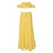 2025 Summer New Style Women's Fashion Solid Color Sexy Short Sleeve Strapless Tie Ruched Cake Skirt Set_ecoleips.com