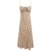 24 Summer New Women's French Retro Floral Mid-Length European And American Style Slim Fit Slimming Strap Dress_ecoleips.com