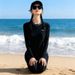 Women's One Piece Jellyfish Swimsuit Long Sleeve And Long Leg Sun Protective Quick Drying Full Body Snorkeling Suit Plus Size Diving Costume_ecoleips.com