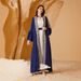 Women’s Clothing Sequin Embroidered Robe Muslim Fashion Women's Clothing Two Piece Puff Sleeve Dress_ecoleips.com