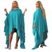 Women's Clothing Irregular Batwing Sleeve Dress Oversized Batwing Sleeve Tunic Dress – Flowy Asymmetrical Long Dress For Women (Fall Colors)_ecoleips.com
