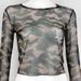 European And American Hot-Selling Mesh Top For Women 2025 Summer New Women's Clothing Camouflage Long Sleeve_ecoleips.com