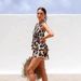 Women's Clothing Sleeveless Lace Up Top Slim Fashion Street Women's Casual Pants Suit 68617_ecoleips.com