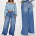 Women's Clothing Wide Leg Jeans For Women Oose Jeans Street Washed Jeans_ecoleips.com