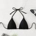Verve 2025 New Style Tie Halter Beach Hot Spring Swimsuit Women's Bikini Top_ecoleips.com