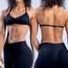 DF Series Women's Impact Sports Yoga Top Thin Strap Halter Neck Bra Beautiful Back Weightlifting Fitness Wear_ecoleips.com