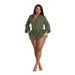 Sexy And Elegant Commuter Solid Color Cargo Lantern Jumpsuit_ecoleips.com