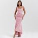 Aria Basics Aria Basics European And American Style Cross-Border 2025 Summer Hot-Selling New Sexy Fashion Off-Shoulder Tube Top Mermaid Bodycon_ecoleips.com