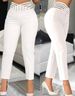 Women’s Clothing Spot e commerce independent station women's clothing hollow belt trousers high waist pencil pants_ecoleips.com