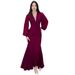Women's Clothing Women's Retro Long Sleeved Maxi Dress Sexy Feminine Spring European American Style Muslim Fashion_ecoleips.com