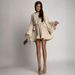 K New Design With Fashionable And Loose Lace Up, Waist Cinching, Pleated Temperament, Women's Short Dress_ecoleips.com