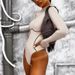 Slim Fit Sexy Bodysuit European American Style Topstitching Design Women's T-Shirt Cross Border Street Wholesale_ecoleips.com