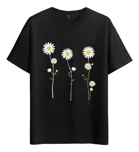 Women's T-Shirts T-shirt Muscle Freaks Margaritas Floral Style Flowers_ecoleips.com
