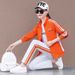 Women's 3-Piece Cotton Casual Sportswear Set – Trendy Color Block Tracksuit With Long Sleeve Top & Pants (M-5XL, Multiple Color Options)_ecoleips.com
