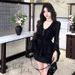 Gentle Style Women's Suit With Ruffled Bell-sleeve Shirt And High-end Summer Slim-fit Sexy Skirt Two-piece Set_ecoleips.com