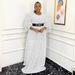 Women's Clothing Robes Plus Size Women's Clothing Round Neck Lace Dress_ecoleips.com