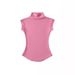 White High Neck Short Sleeve T-Shirt Women Sexy Slimming Top Trendy Stylish for Hot Girls with Tiny Waist Perfect for Summer_ecoleips.com