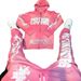 Unisex Y2K Retro American Digital 3D Printed Zipper Hoodie Loose Fit Hip Hop Street Style Sweatshirt for Women_ecoleips.com