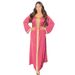 2023 European And American Cross-border Women's Dress With Rhinestone Embellishments, Lace Trim, Abaya, Middle Eastern_ecoleips.com