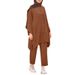 Shirt For Women Malaysian Muslim Women's Clothing Plus Size Fashion Casual Two-Piece Set_ecoleips.com