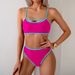 Women's Clothing New Swimsuit Female Sexy Backless Color Matching Split Swimsuit_ecoleips.com